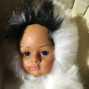 Indian Papoose In Cradle